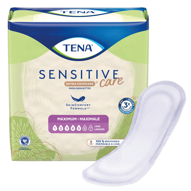 Serviette pour l’incontinence TENA Sensitive Care, absorption maximale, longue