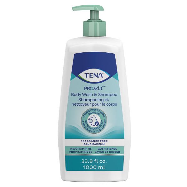 Shampoing et nettoyeur pour le corps TENA