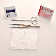 Plateau pour retrait suture