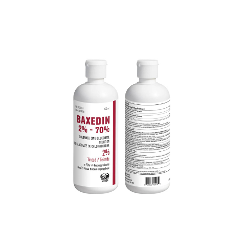 Baxedin Pre-op chlorhexidine 2% et alcool 70%