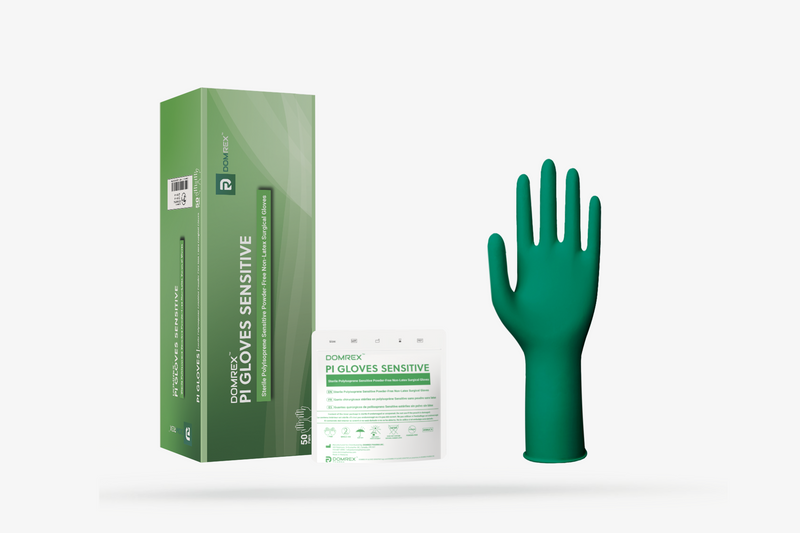 Gants chicurgicaux stériles en polyisophène sans poudre sans latex